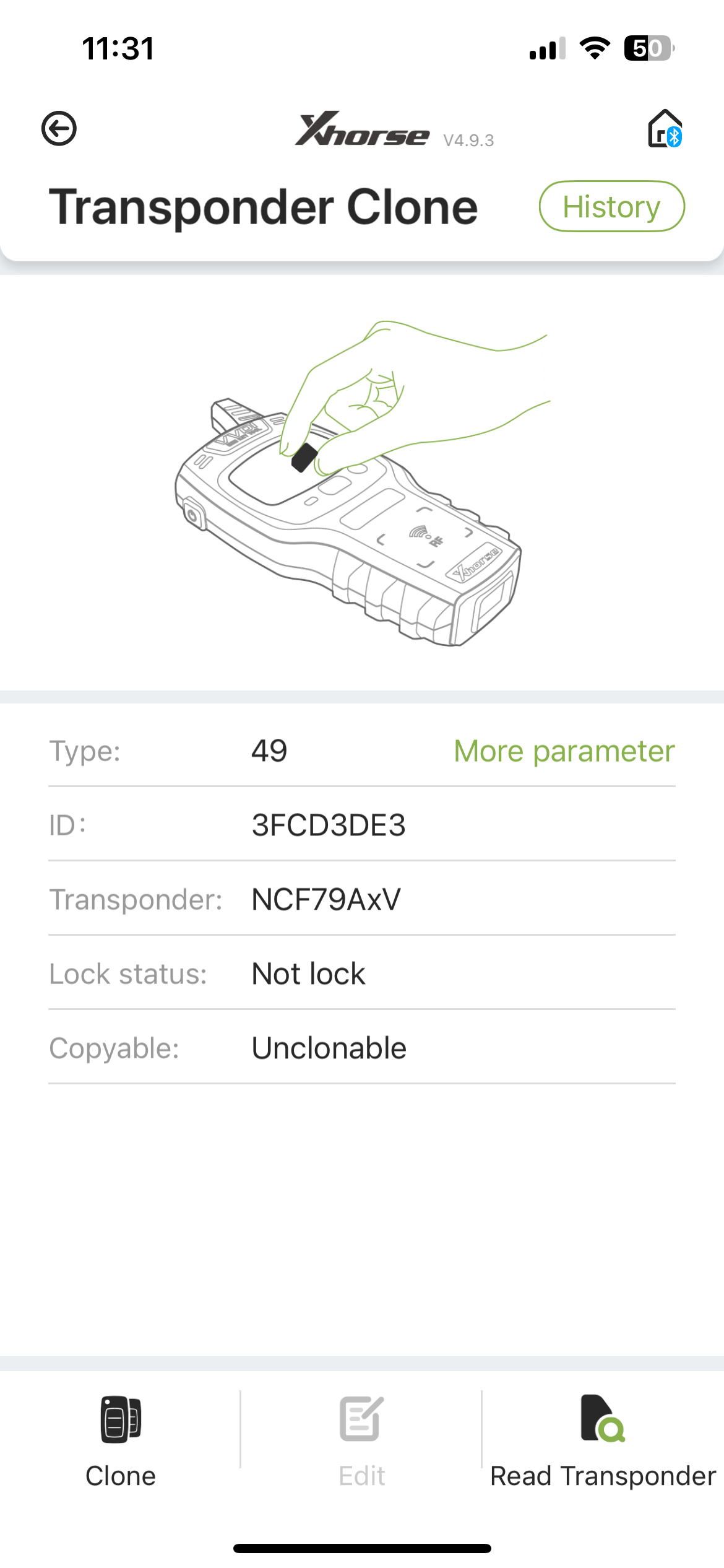 For Land Rover Velar Range Discovery 2017-2022 ID49 Chip 315/433MHz KOBJXF18A PEPSFOB Keyless Go Car Remote Key JLR:JK52-15K601-BG (JK52-15K601-xx) LEAR：5AVC13F08(Low-end version,No UWB，Key ID can be modified)