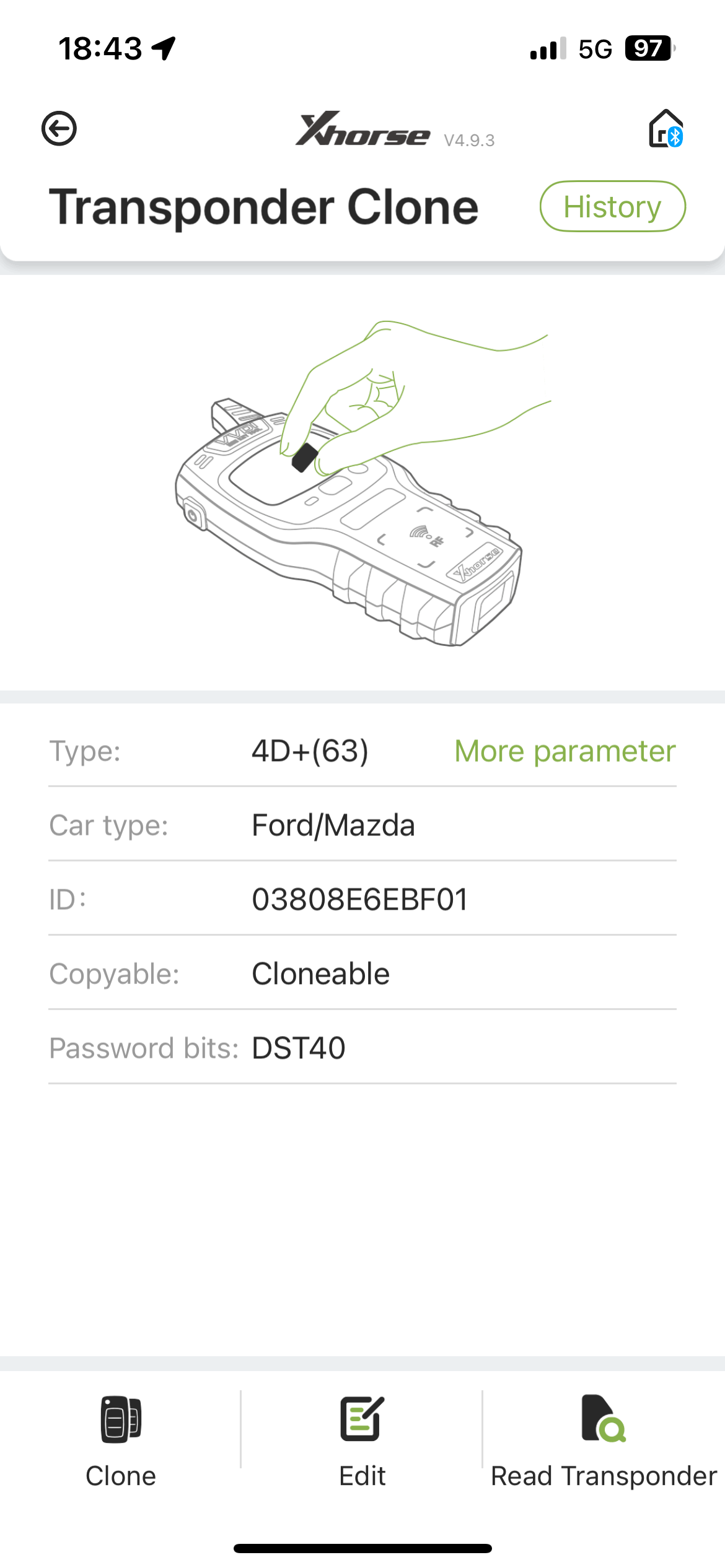 3Buttons Smart Remote Key FCCID:3M5T-15K601-DC/DB 4D63+/83Chip 433MHz For Ford Mondeo Focus C-Max Galaxy 2005+